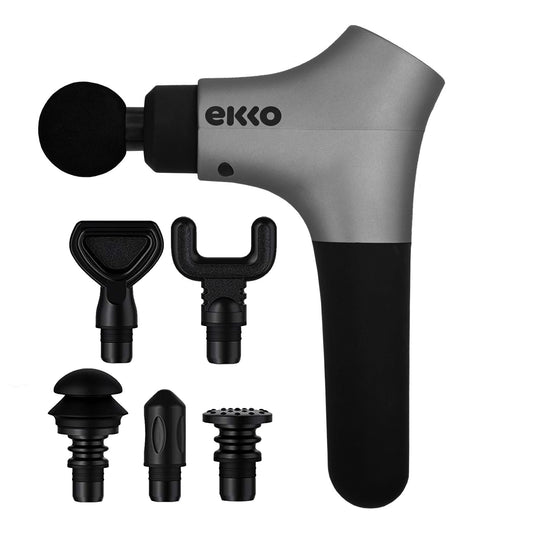 Ekko One Pro Edition Athlete Tested Percussive Therapy Smart Sports Massager with Accessories and Carrying Case - Free Shipping