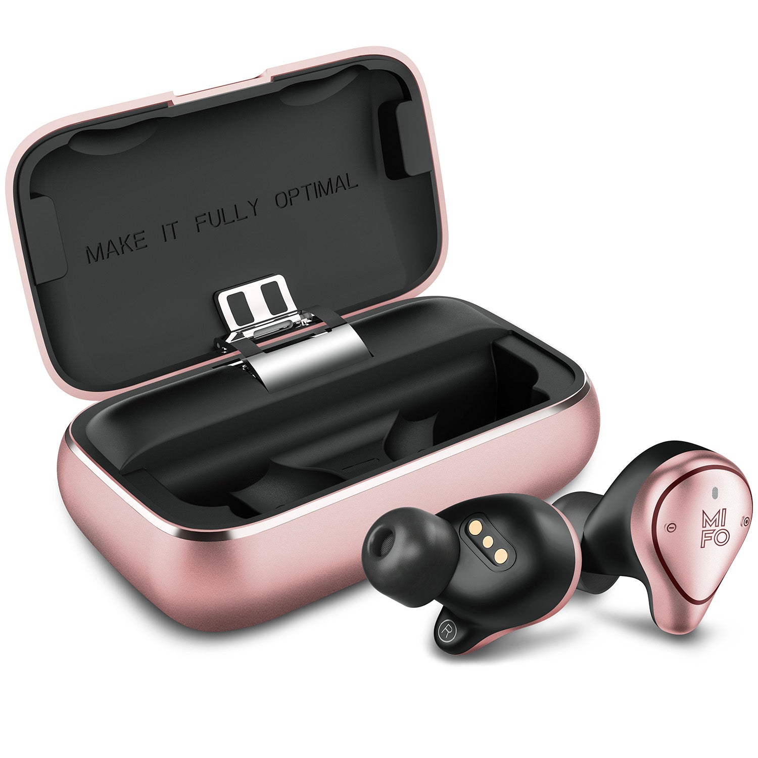 Rose Gold Wireless Earbuds Pink